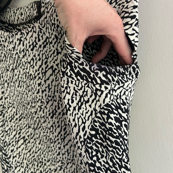 DVF DIANE VON FURSTENBERG Pele Snake Wave Jacquard Dress Office Cocktail Size 6 - Picture 9 of 15